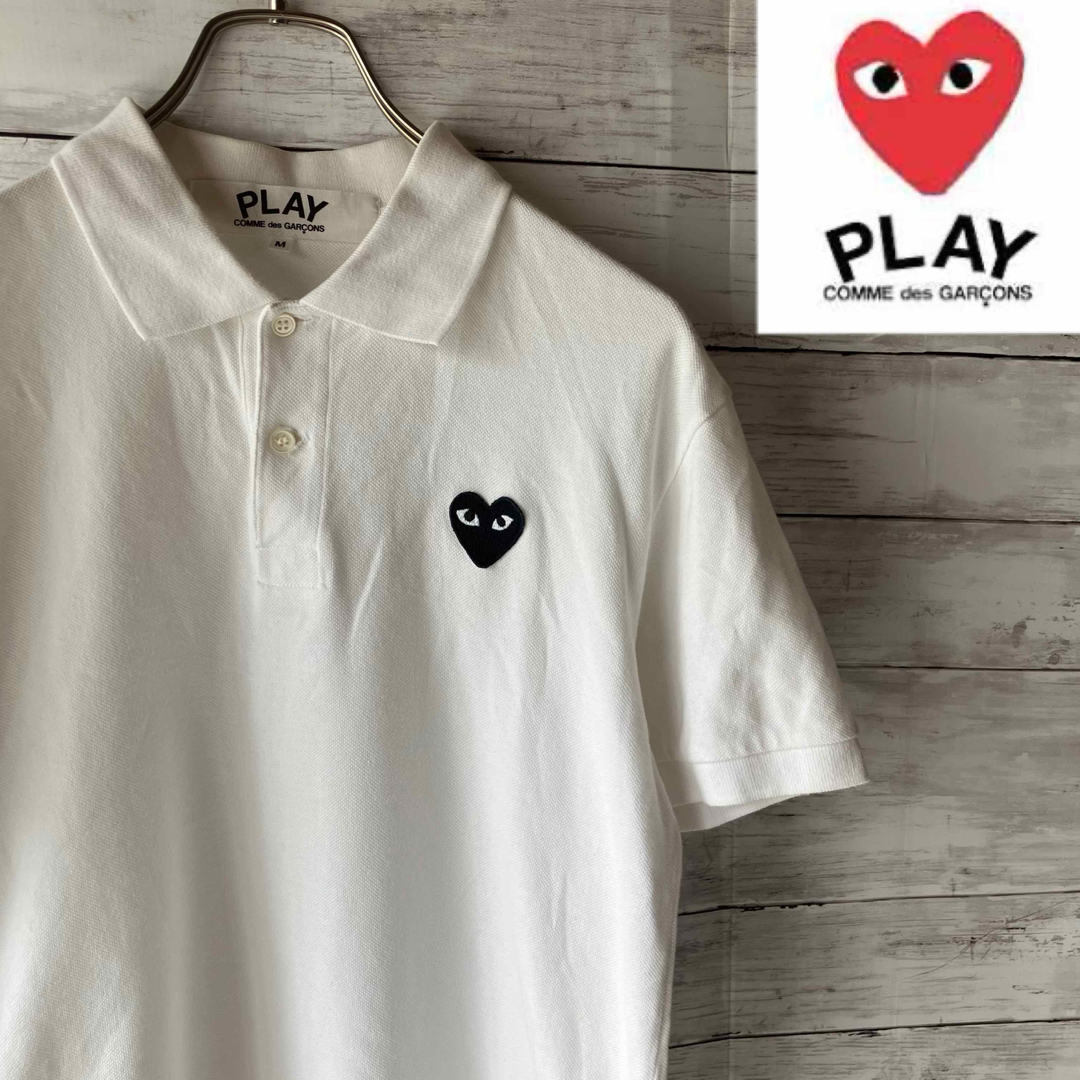 COMME des GARCONS - プレイコムデギャルソン 半袖ポロシャツ COMME des GARCONS - プレイコムデギャルソン 半袖ポロシャツ