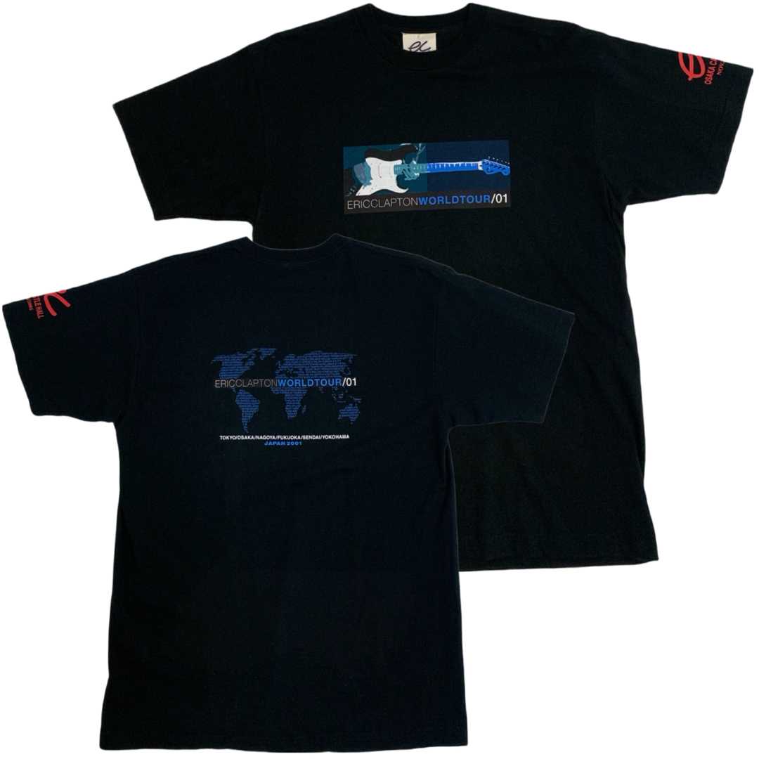 MUSIC TEE - Eric Clapton エリッククラプトン 2001 WORLD TOUR MUSIC TEE - Eric Clapton エリッククラプトン 2001 WORLD TOUR