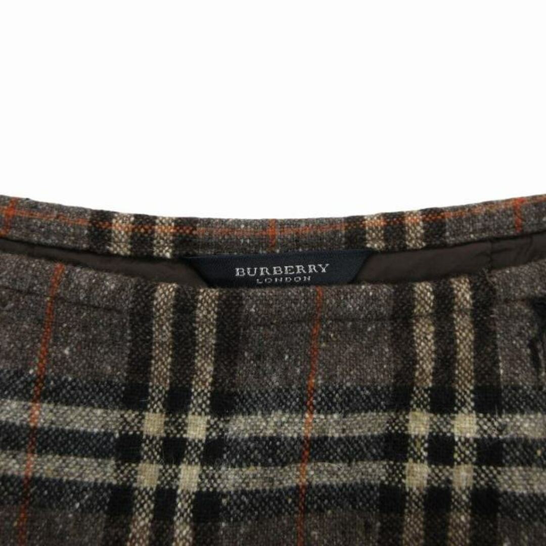 バーバリー ロンドン スカート チェック アンゴラ混 カシミヤ混 バーバリー ロンドン スカート チェック アンゴラ混 カシミヤ混