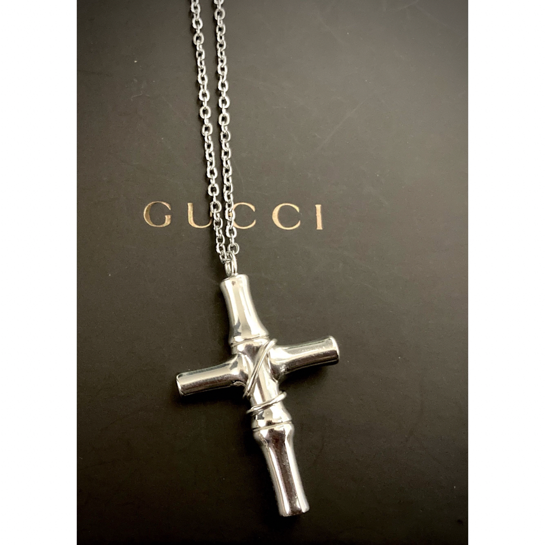 GUCCI - GUCCI/グッチ 綺麗め クロス/十字架 ネックレス GUCCI - GUCCI/グッチ 綺麗め クロス/十字架 ネックレス
