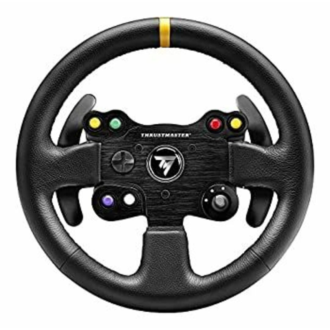 Thrustmaster スラストマスター TM Leather 28 GT Wheel Add On 交換用ステアリングホイール Thrustmaster T Series ベース部と互 エンタメ/ホビーのエンタメ その他(その他)の商品写真