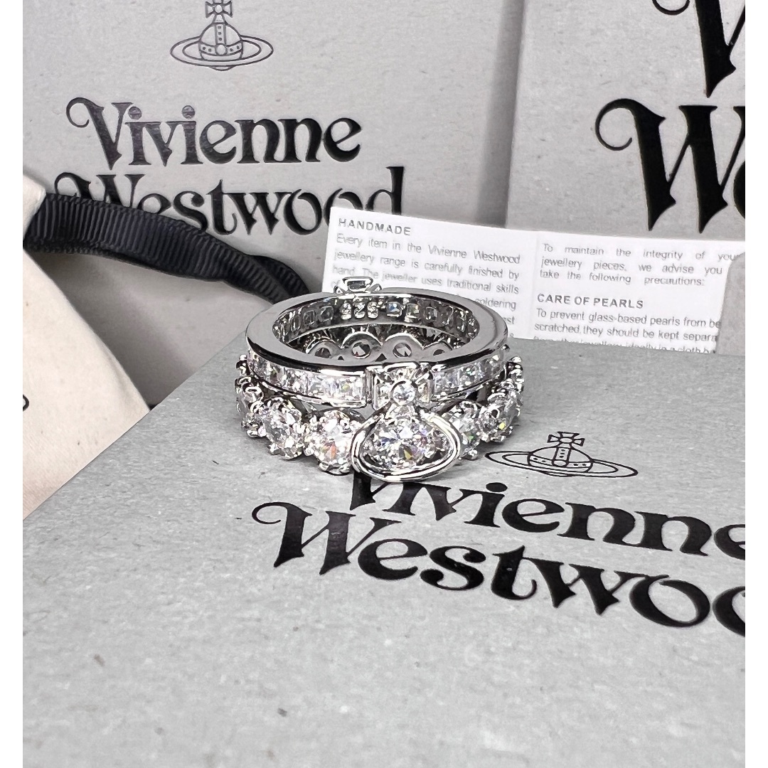 Vivienne Westwood - ヴィヴィアンウエストウッド  シルバー  コンビ  リング