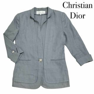 Christian Dior - Christian Dior ディオール リネン ジャケット Christian Dior - Christian Dior ディオール リネン ジャケット