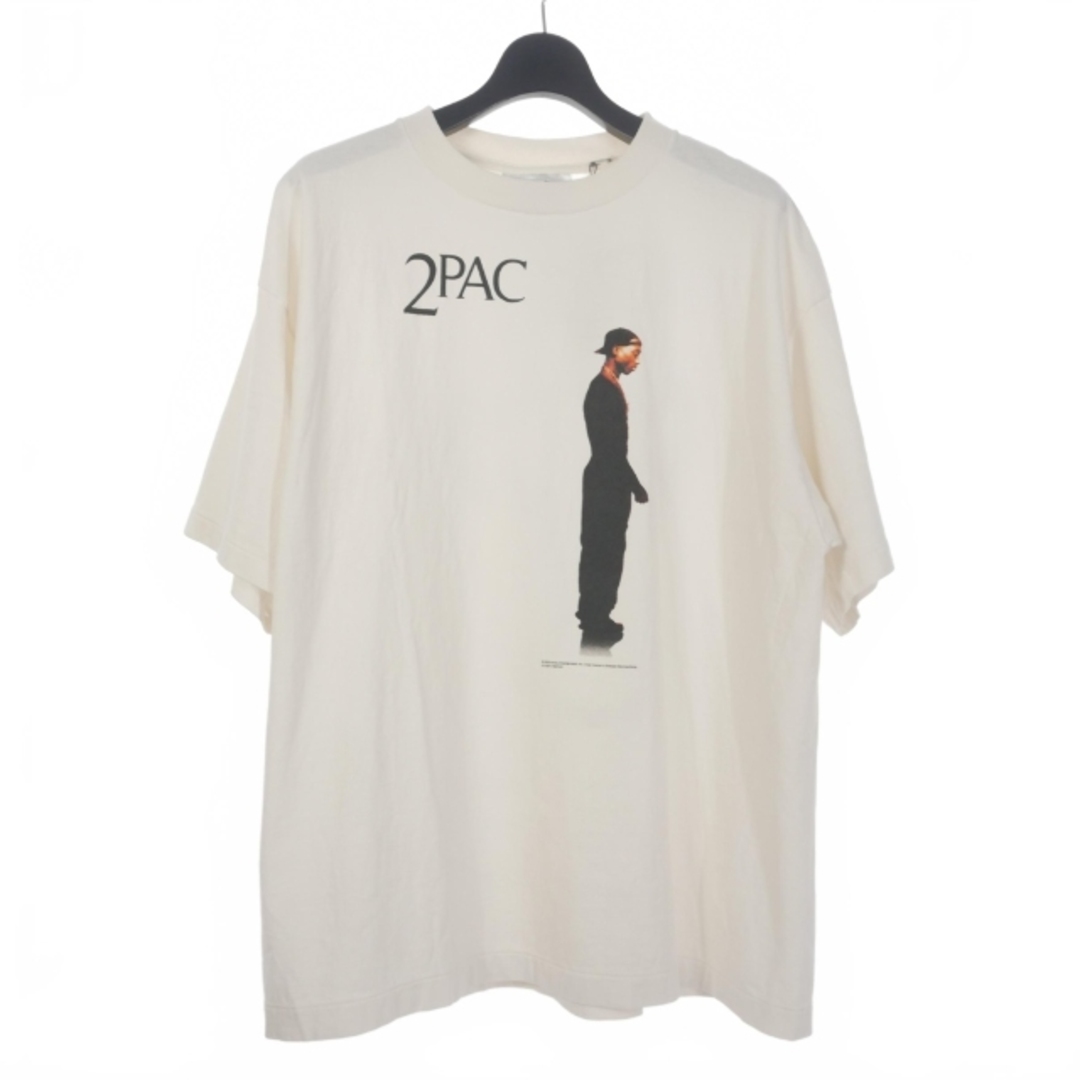 セントマイケル 25SS 2PAC Tシャツ カットソー 半袖 XL 白の通販 セントマイケル 25SS 2PAC Tシャツ カットソー 半袖 XL 白の通販