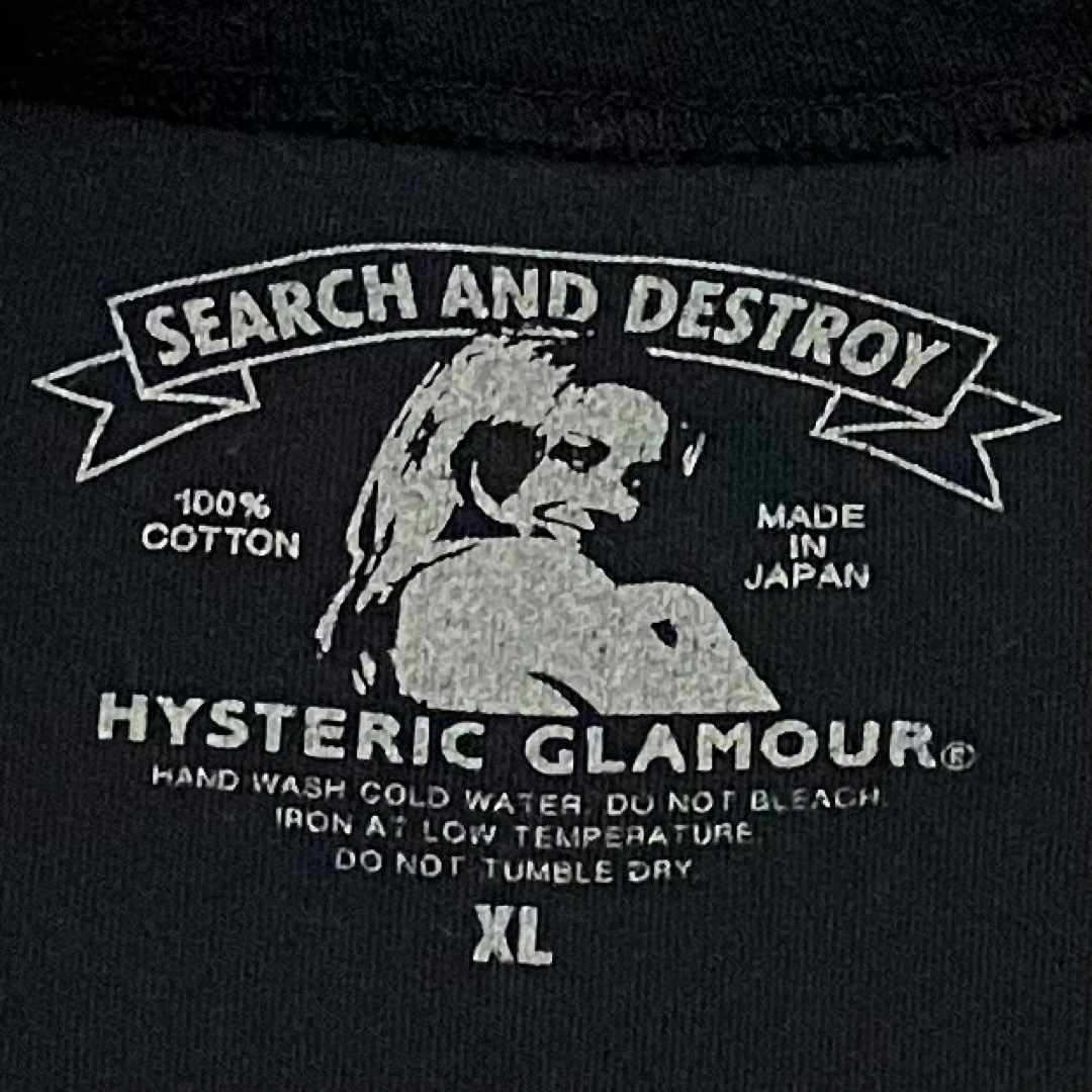 HYSTERIC GLAMOUR - HYSTERIC GLAMOUR HYS SYMBOL 2PAC S T HYSTERIC GLAMOUR - HYSTERIC GLAMOUR HYS SYMBOL 2PAC S T