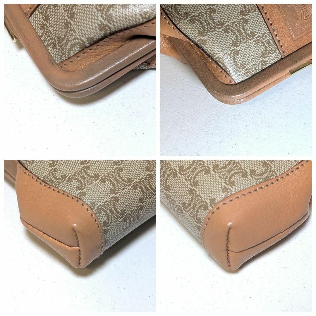CELINE - 希少 オールドセリーヌ マカダム がま口 財布 コイン CELINE - 希少 オールドセリーヌ マカダム がま口 財布 コイン