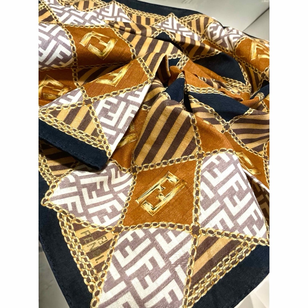 FENDI - FENDI ハンカチ ズッカ柄 チェーン ハンカチ セットの FENDI - FENDI ハンカチ ズッカ柄 チェーン ハンカチ セットの