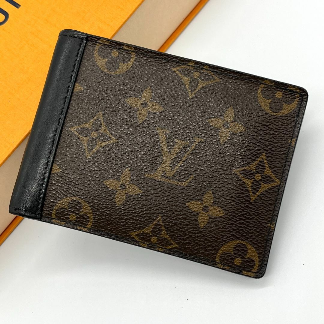 LOUIS VUITTON - ルイヴィトン　ポルトフォイユミンドロ　マカサー　モノグラム　折り財布　メンズ