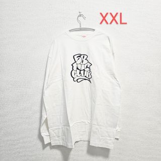ユナイテッドアスレ(UnitedAthle)の新品未使用 非売品 ロゴ 晋平太 Tシャツ 白 XXL 長袖 送料無料(Tシャツ/カットソー(七分/長袖))