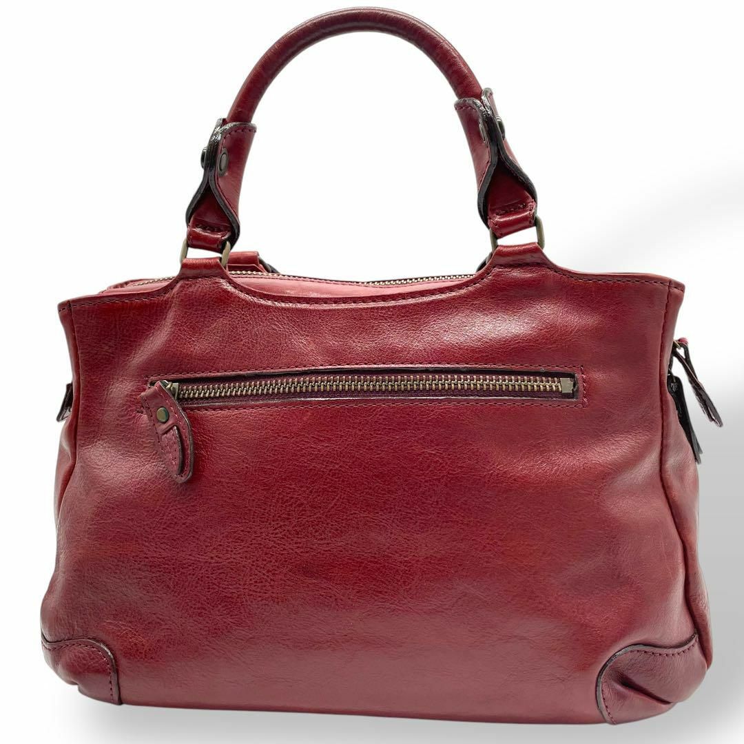 Dakota - 極美品 Dakota ダコタ ハンドバッグ レザー レッド 本 Dakota - 極美品 Dakota ダコタ ハンドバッグ レザー レッド 本