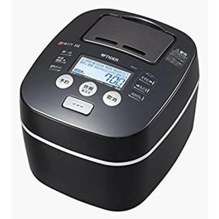 タイガー 炊飯器 5.5合 土鍋 圧力 IH アーバンブラック レシピ付 炊きたて 炊飯 ジャー JKX-V101-KU Tiger w17b8b5(炊飯器)