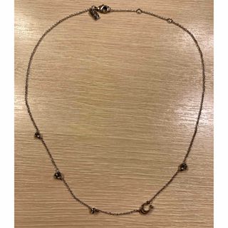 COACH - コーチ スパークリング ローズ ネックレス 薔薇 ロゴ COACH - コーチ スパークリング ローズ ネックレス 薔薇 ロゴ