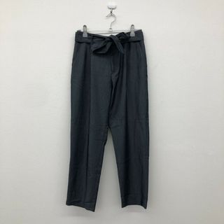 アーバンリサーチ(URBAN RESEARCH)の【URBAN RESEARCH】アーバンリサーチ　38　灰色　グレー　パンツ　レディース　リボン付き　ストレートパンツ(その他)