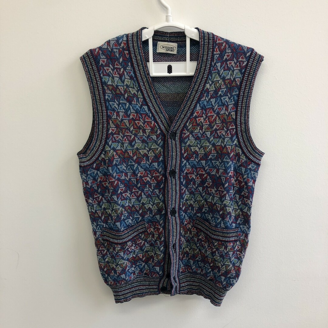 MISSONI - 【missoni】ミッソーニ ベスト ニットベスト 総柄ベスト