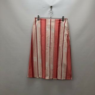 クーカイ(KOOKAI)の【KOOKAI】クーカイ　新品　レディース　スカート　ストライプ　ピンク系　サイズ36(その他)