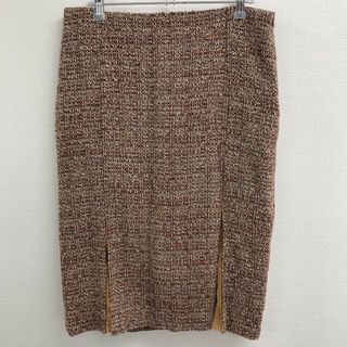 【ZARA BASIC ザラベーシック】　レディース　スカート　ひざ丈　タイトスカート　茶系(その他)