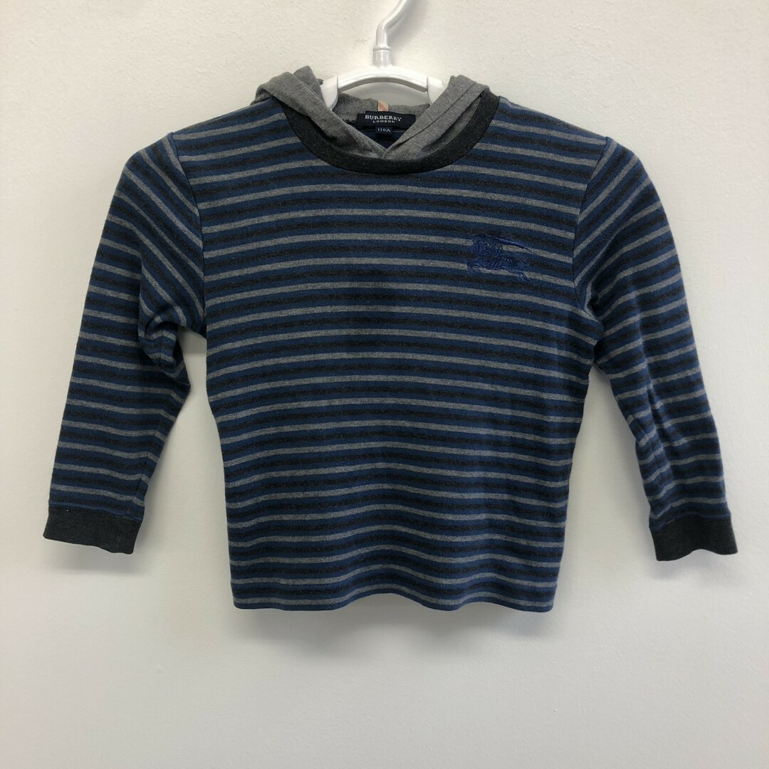【burberry】バーバリー 長袖トップス トップス フィーデッドトップス 110 ボーダー