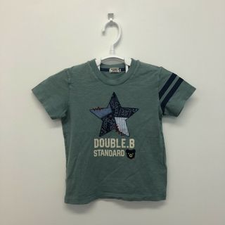 ダブルビー(DOUBLE.B)の【DOUBLE.B】ダブルビー Tシャツ 半袖Tシャツ トップス 半袖 サイズ120 ミントグリーン(Tシャツ/カットソー)