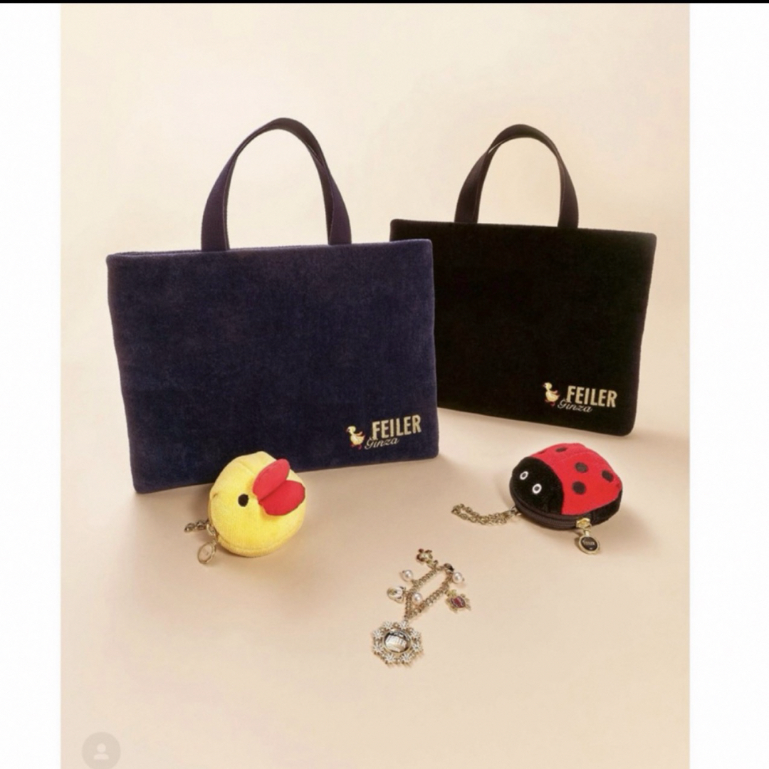 FEILER - 新品 FEILER アヒルチャームポーチ /銀座店10周年記念 FEILER - 新品 FEILER アヒルチャームポーチ /銀座店10周年記念