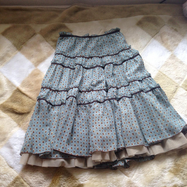 Lois CRAYON(ロイスクレヨン)のLois CRAYONシフォンスカート レディースのスカート(ひざ丈スカート)の商品写真