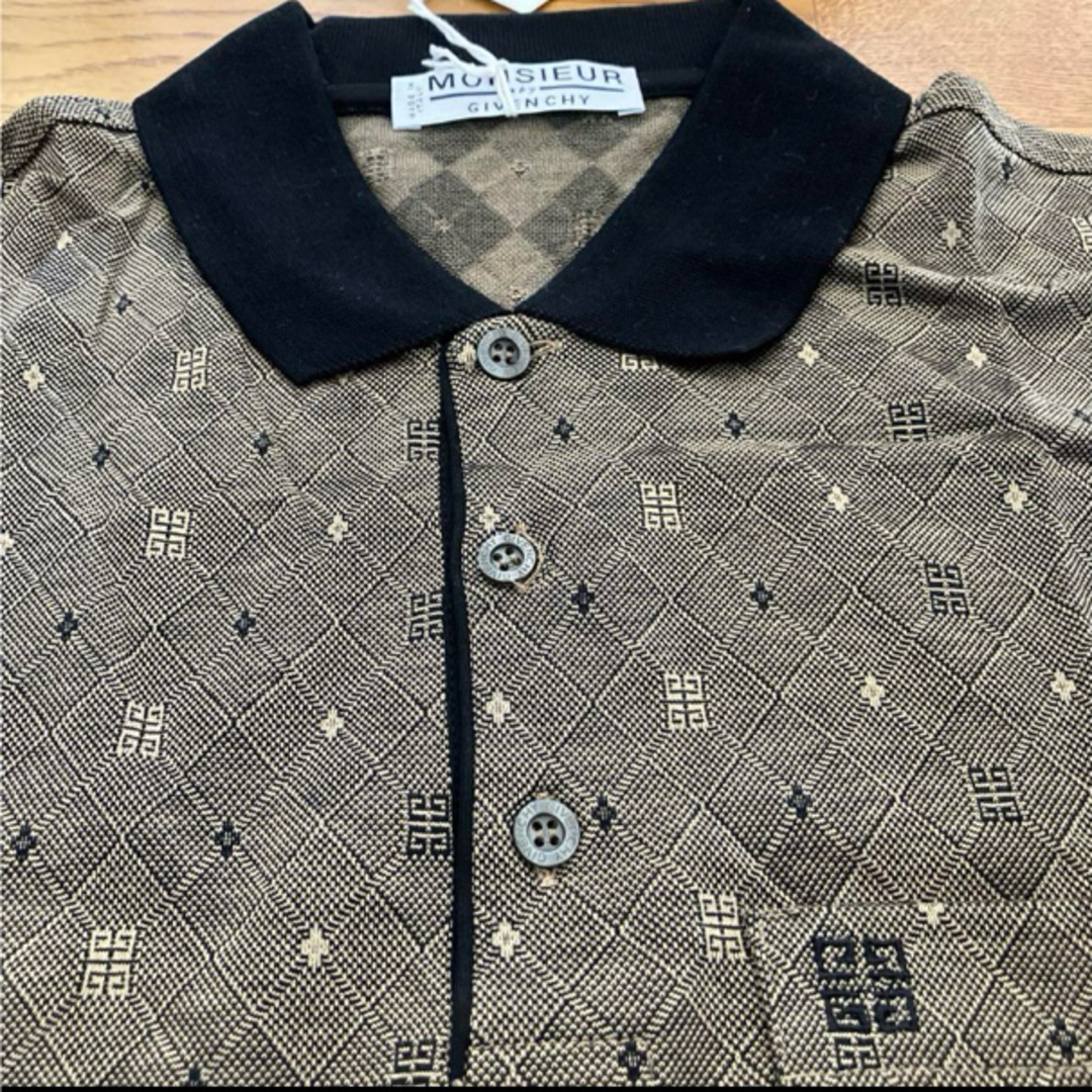 GIVENCHY - 【新品未使用】MONSIEUR by GIVENCHY 半袖ポロシャツ GIVENCHY - 【新品未使用】MONSIEUR by GIVENCHY 半袖ポロシャツ