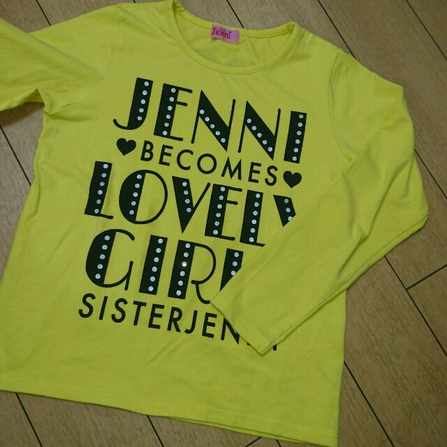JENNI(ジェニィ)のジェニー♡JENNI♡yellowロンティ キッズ/ベビー/マタニティのキッズ服女の子用(90cm~)(Tシャツ/カットソー)の商品写真