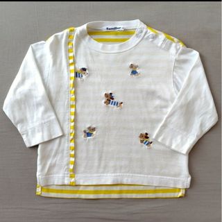 familiar - ファミリア セーラーtシャツ チェックパンツのセット familiar - ファミリア セーラーtシャツ チェックパンツのセット