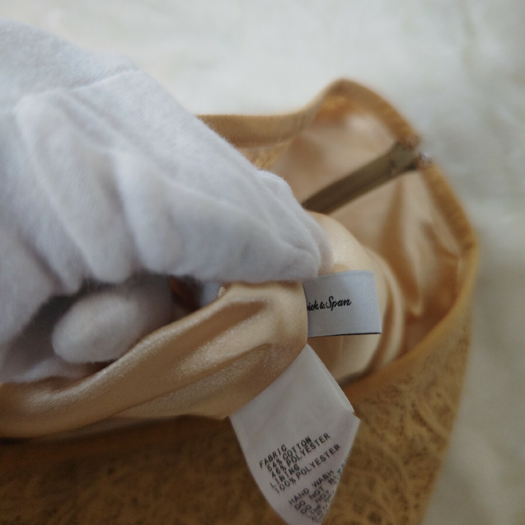 Spick & Span - 【オシャレ☆Spick and span】からし色 レース Spick & Span - 【オシャレ☆Spick and span】からし色 レース