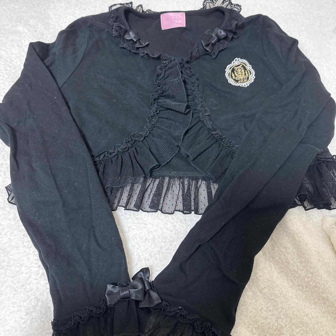 Angelic Pretty - プリティ シャンデリア刺繍 ボレロ 黒の通販 Angelic Pretty - プリティ シャンデリア刺繍 ボレロ 黒の通販