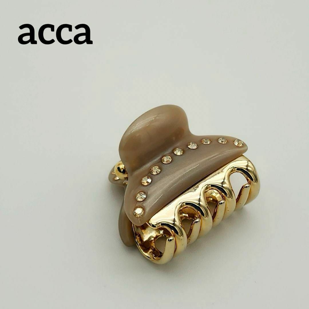 acca - ☆acca☆ ヘアクリップ ラインストーン グレージュ acca - ☆acca☆ ヘアクリップ ラインストーン グレージュ