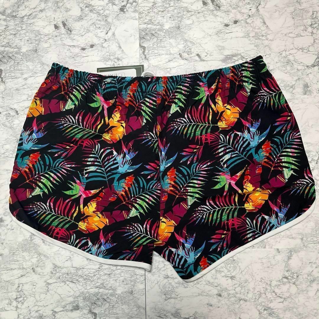 レディース 水着 ショートパンツ 花柄 カラフル XL 華やか レディースの水着/浴衣(水着)の商品写真