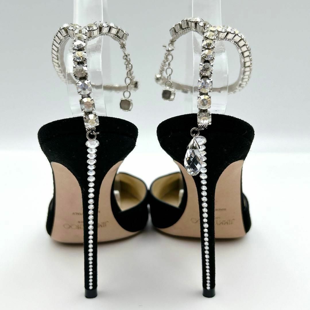 JIMMY CHOO - 【美品】ジミーチュウ ビジューストラップ JIMMY CHOO - 【美品】ジミーチュウ ビジューストラップ