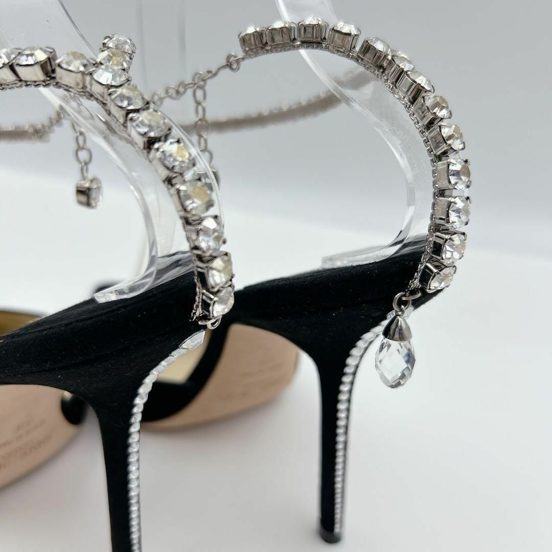 JIMMY CHOO - 【美品】ジミーチュウ ビジューストラップ JIMMY CHOO - 【美品】ジミーチュウ ビジューストラップ