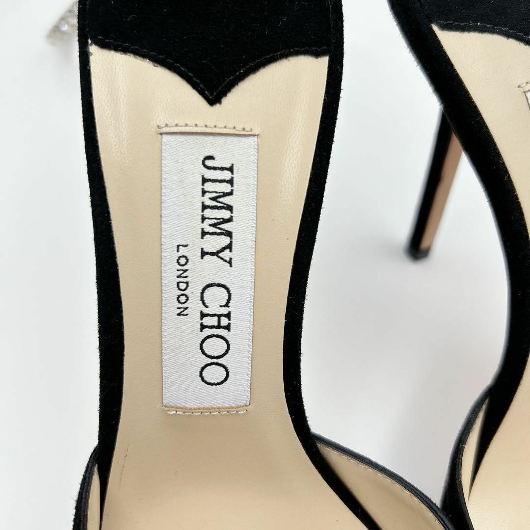 JIMMY CHOO - 【美品】ジミーチュウ ビジューストラップ JIMMY CHOO - 【美品】ジミーチュウ ビジューストラップ
