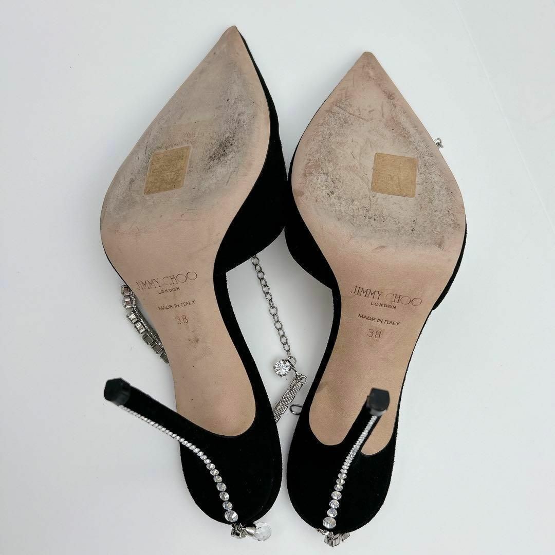 JIMMY CHOO - 【美品】ジミーチュウ ビジューストラップ JIMMY CHOO - 【美品】ジミーチュウ ビジューストラップ
