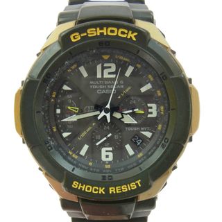 CASIO G-SHOCK カシオ ジーショック GW-3000G-1AJF MASTER OF G-AIR マスターオブG スカイコックピット アナログ ウォッチ 腕時計 ブラック系【中古】(腕時計(アナログ))