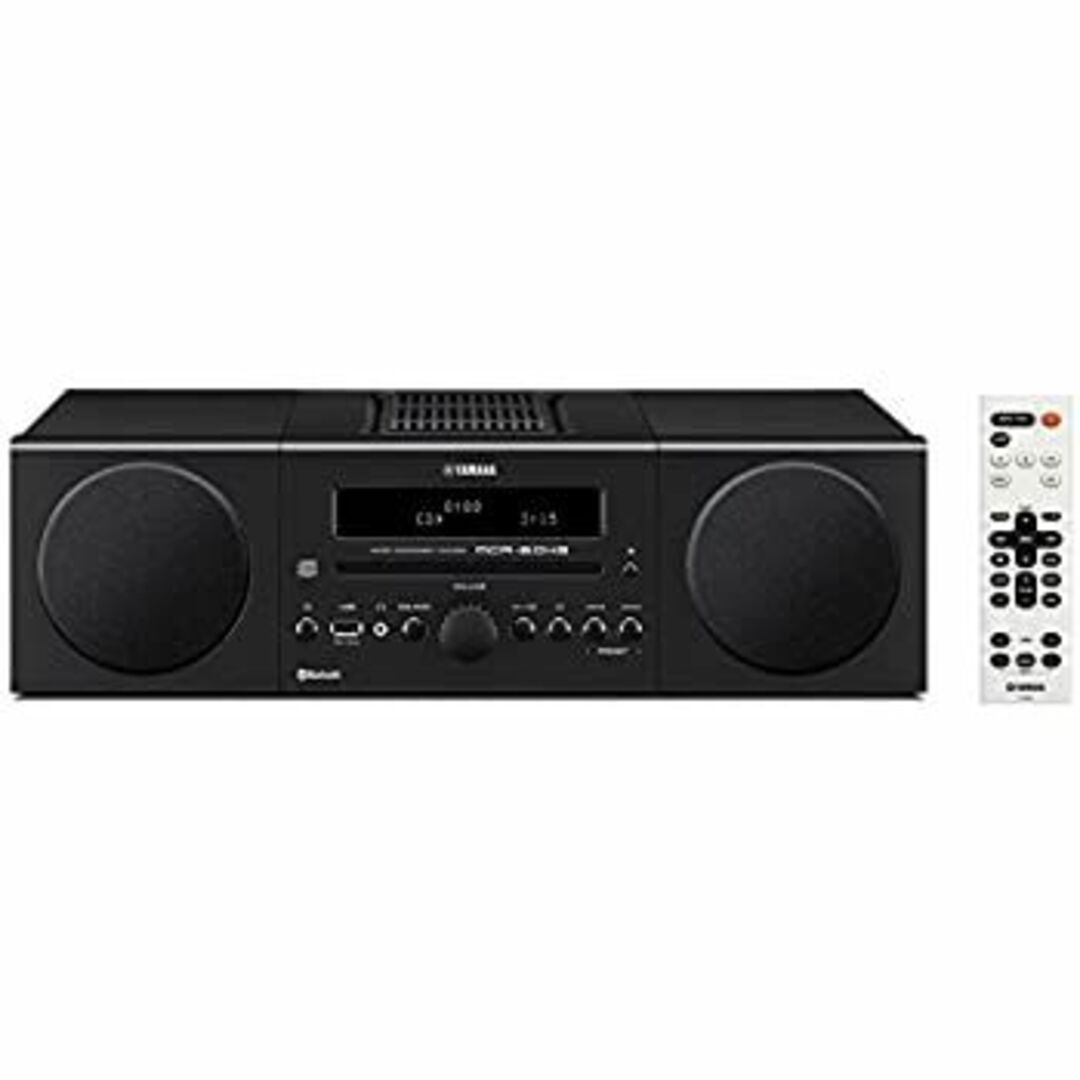 ヤマハ マイクロコンポ CD/USB/ワイドFM・AMラジオ/Bluetooth対応クロックオーディオ ブラック MCR-B043(B)