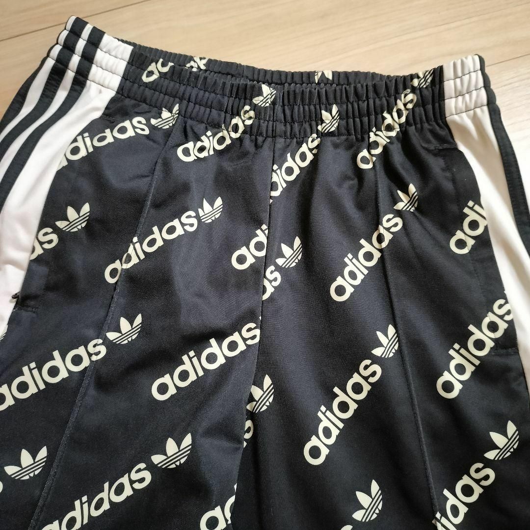 adidas - アディダス 黒 アディブレイク 総柄 スナップパンツ adidas - アディダス 黒 アディブレイク 総柄 スナップパンツ