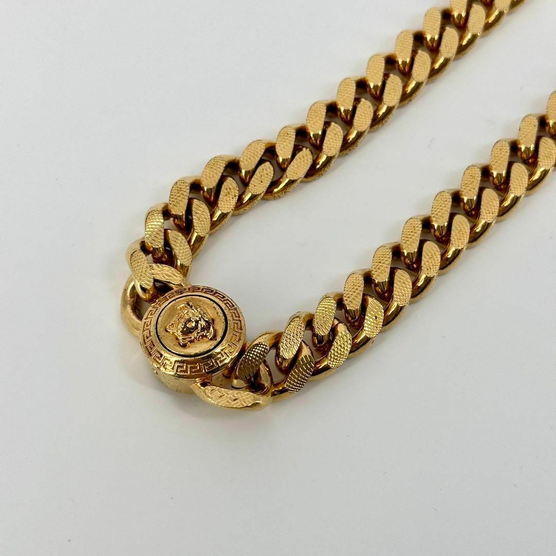 VERSACE - VERSACE メデューサ 喜平 ネックレス ゴールド グレカ VERSACE - VERSACE メデューサ 喜平 ネックレス ゴールド グレカ