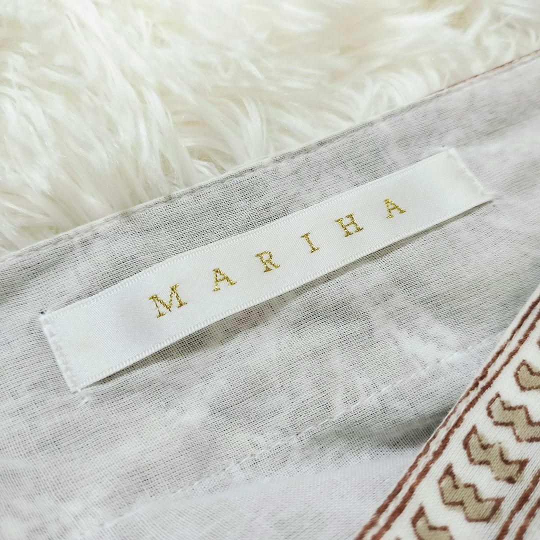 MARIHA - 希少✨美品 マリハ 夏の光のドレス 総柄 別注 インド綿