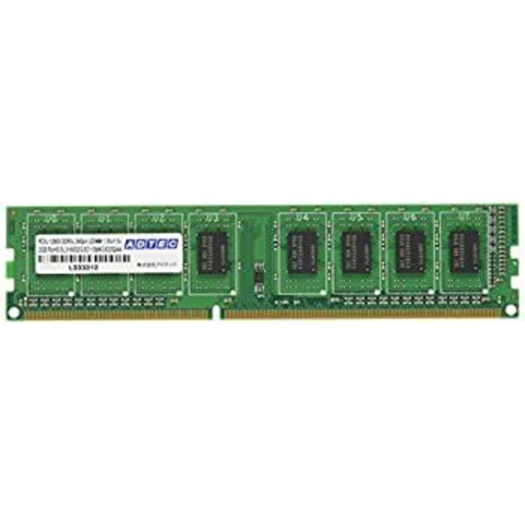 アドテック DDR3L-1600 UDIMM 2GB 省電力/低電圧