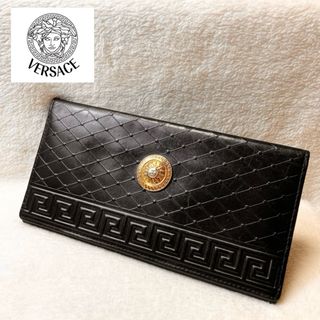 VERSACE - 美品✨VERSACE ラウンドファスナー 長財布 VERSACE - 美品✨VERSACE ラウンドファスナー 長財布
