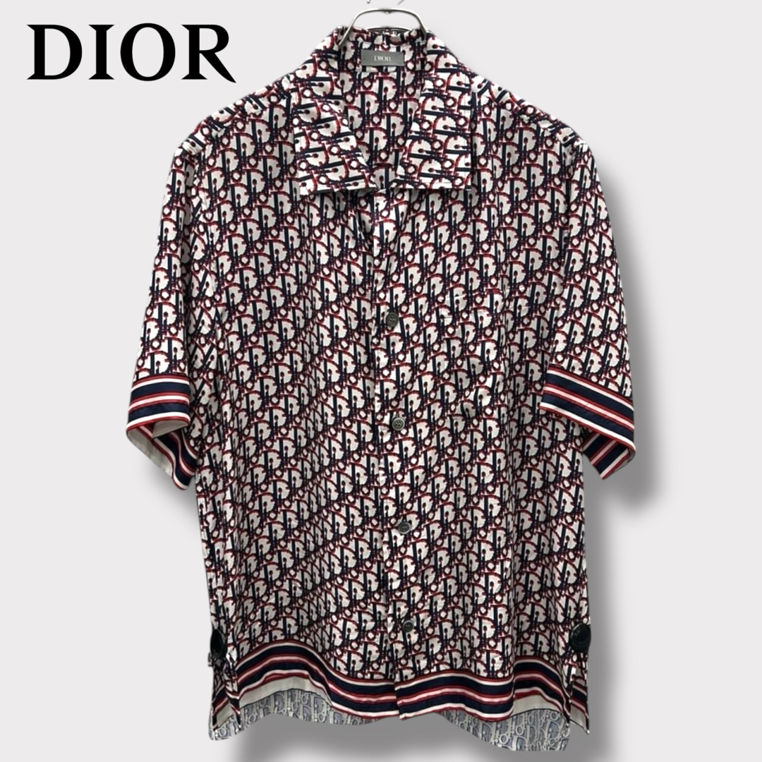 Dior - 【希少】 DIOR 20SS オブリーク シルク ハワイアン 半袖 Dior - 【希少】 DIOR 20SS オブリーク シルク ハワイアン 半袖