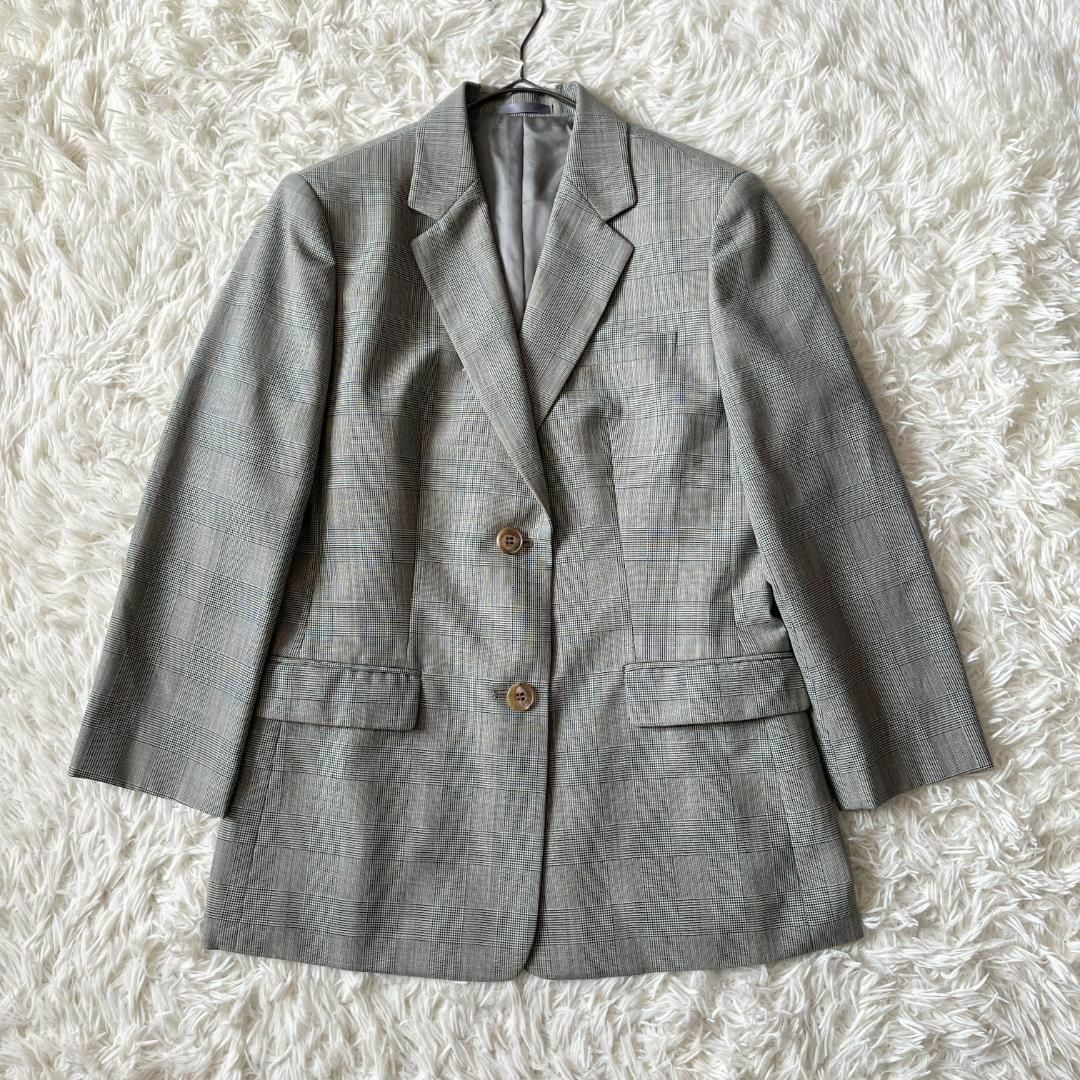 BURBERRY - ㊲美品☆XL☆バーバリーロンドン グレーチェック柄 BURBERRY - ㊲美品☆XL☆バーバリーロンドン グレーチェック柄