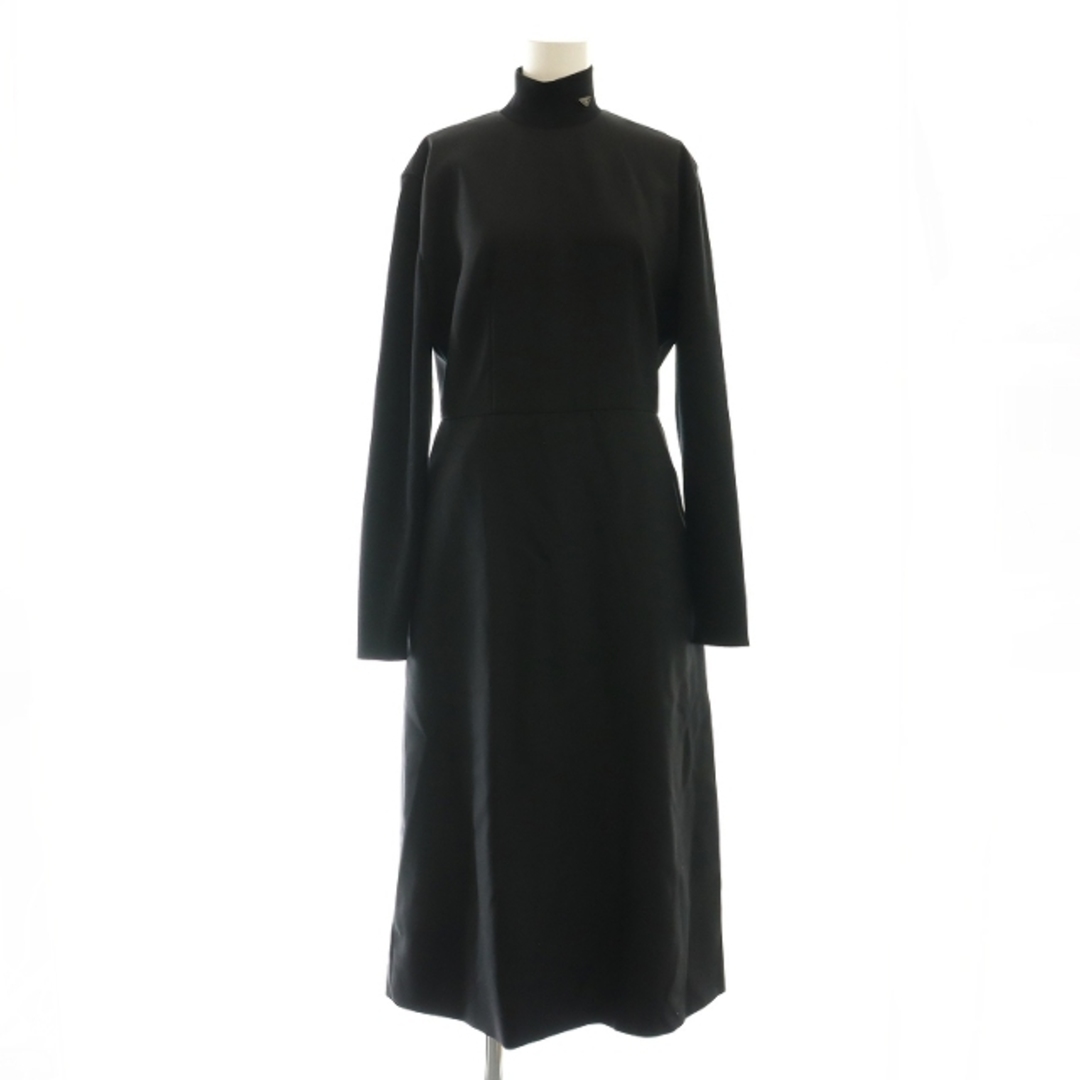 PRADA - プラダ ハイネックワンピース 長袖 38S 黒 P3H37 S222 PRADA - プラダ ハイネックワンピース 長袖 38S 黒 P3H37 S222