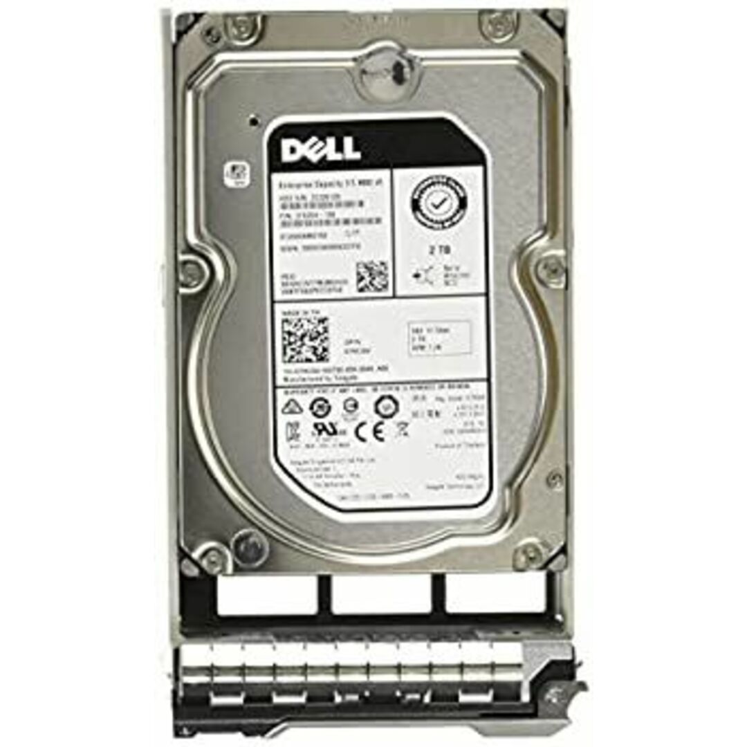 Dell - Hard drive - 2 TB - hot-swap - SAS - NL - 7200 rpm - for PowerEdge R230 R330 R430 R530 R730 R730xd T330 (3.5") T430 (3.5") T630 スマホ/家電/カメラのPC/タブレット(PCパーツ)の商品写真