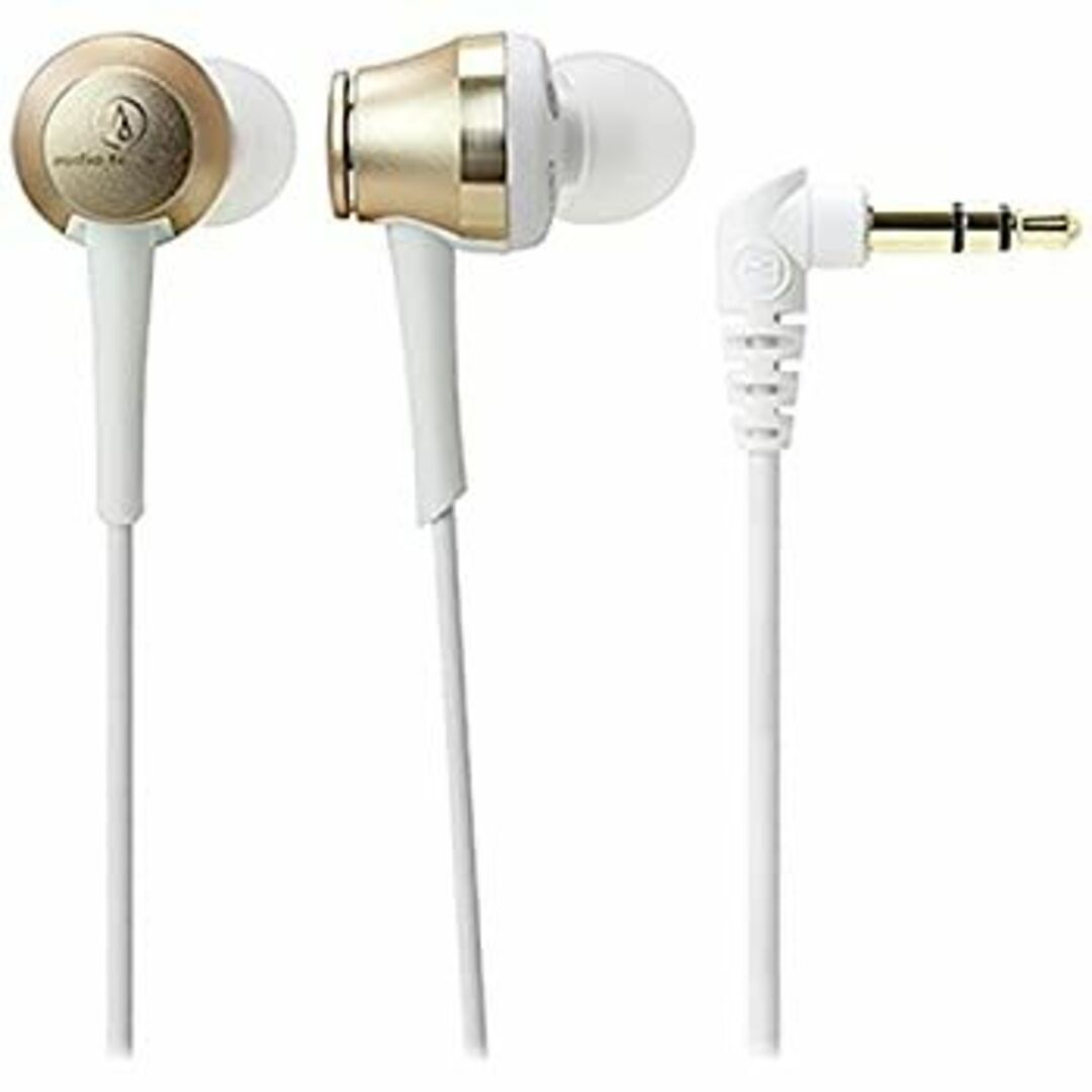 audio-technica イヤホン カナル型 ハイレゾ対応 シャンパンゴールド ATH-CKR70 CG スマホ/家電/カメラのオーディオ機器(ヘッドフォン/イヤフォン)の商品写真