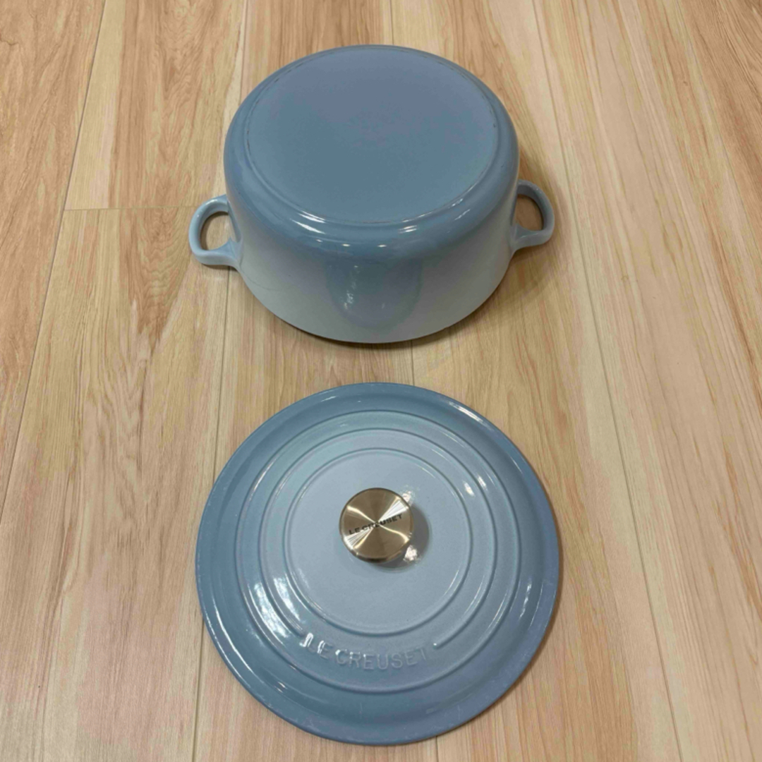LE CREUSET - 【値下げ】ルクルーゼ ココットロンド 鍋 24cm LE CREUSET - 【値下げ】ルクルーゼ ココットロンド 鍋 24cm