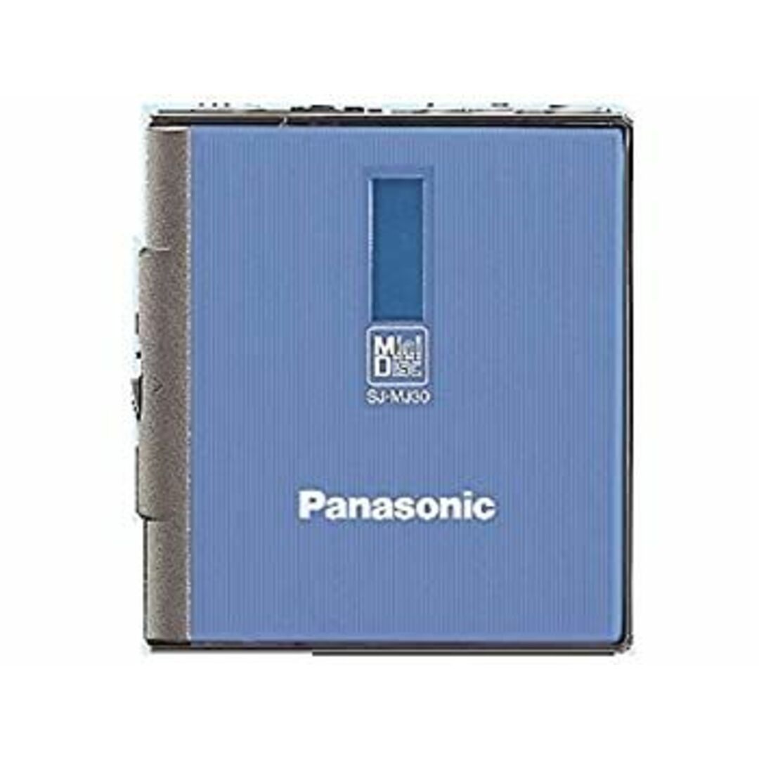 Panasonic パナソニック SJ-MJ30-A ブルー ポータブルMDプレーヤー MDLP非対応 (MD再生専用機/MDウォークマン) スマホ/家電/カメラのオーディオ機器(ポータブルプレーヤー)の商品写真