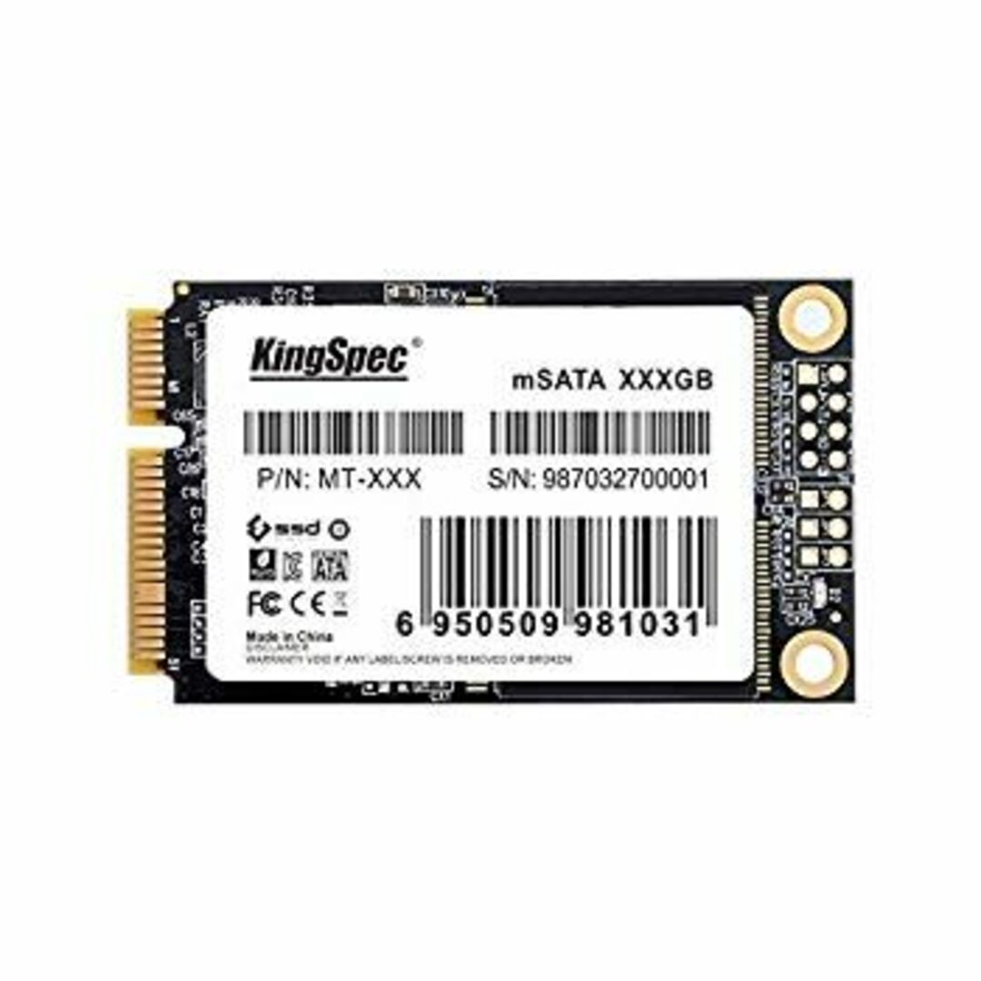 KingSpec 内蔵型 MLC 256GB mSATA MINI PCIe キャッシュ/Dram 搭載 mSATA SSD ハードディスク 2zzhgl6 インテリア/住まい/日用品の文房具(その他)の商品写真